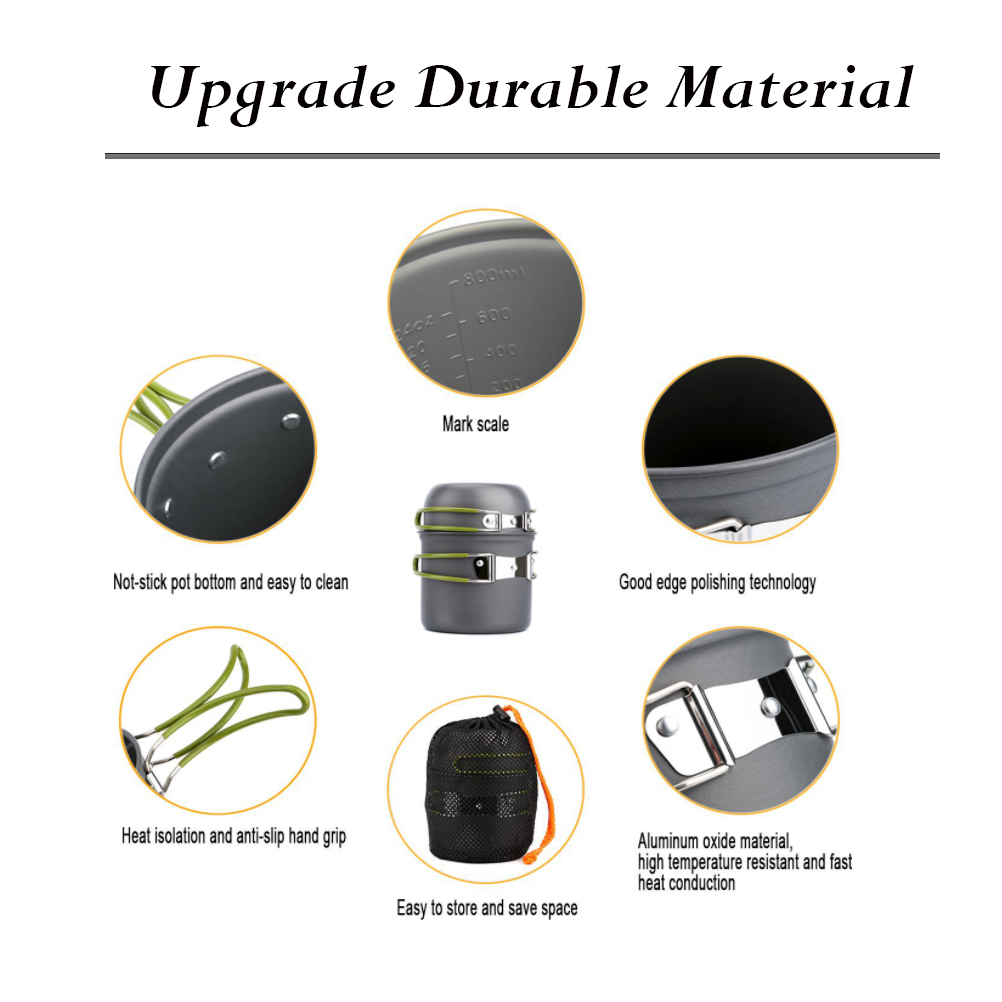 Portable Camping Cookware Set