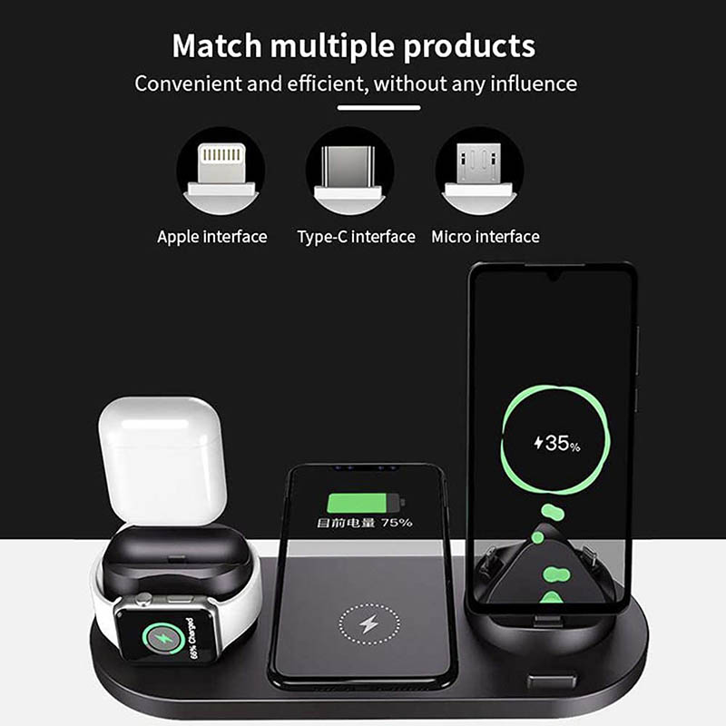 6 in 1 Wireless Charger